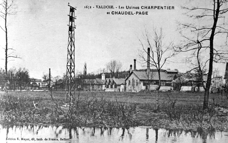 Valdoie. Les usines Charpentier et Chaudel-Page. © Région Bourgogne-Franche-Comté, Inventaire du patrimoine