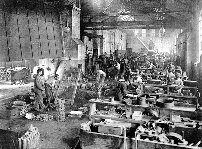 Fonderie de bronze. © Région Bourgogne-Franche-Comté, Inventaire du patrimoine