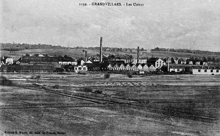Grandvillars. Les Usines. © Région Bourgogne-Franche-Comté, Inventaire du patrimoine Grandvillars. Les Usines. © Région Bourgogne-Franche-Comté, Inventaire du patrimoine
