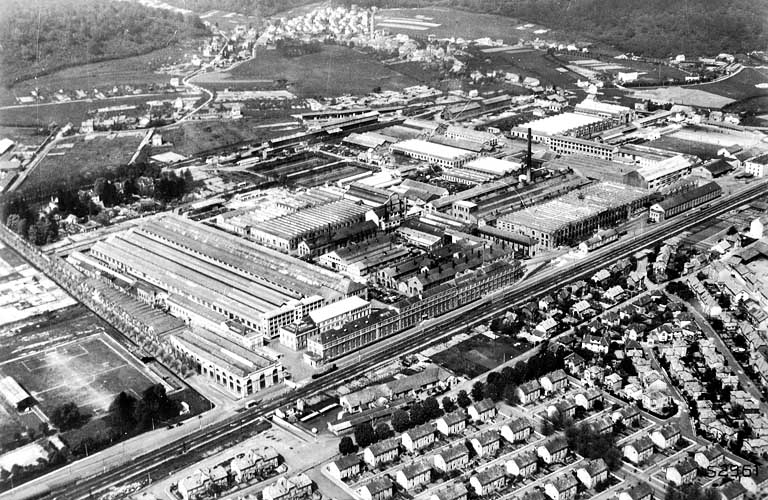 Vue aérienne. © Région Bourgogne-Franche-Comté, Inventaire du patrimoine