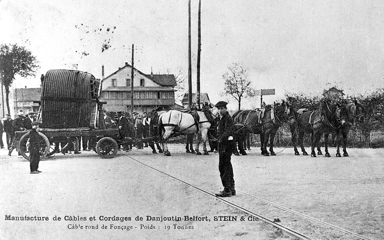Manufacture de Câbles et Cordages de Danjoutin-Belfort, Stein & Cie. © Région Bourgogne-Franche-Comté, Inventaire du patrimoine