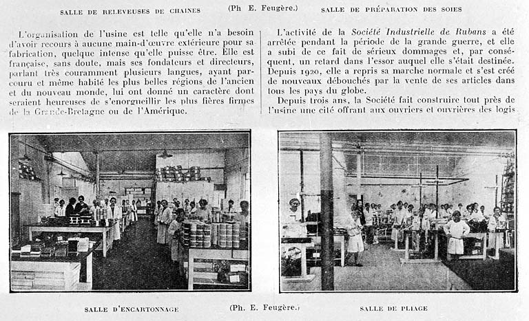 Salles d'encartonnage et de pliage. © Région Bourgogne-Franche-Comté, Inventaire du patrimoine
