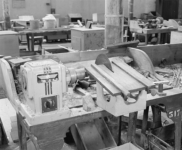 Vue d'ensemble de la scie (atelier principal). © Région Bourgogne-Franche-Comté, Inventaire du patrimoine