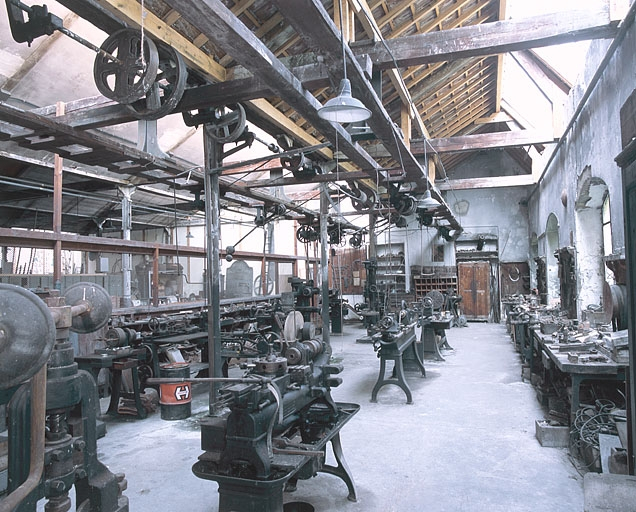 L'atelier de mécanique depuis l'est. © Région Bourgogne-Franche-Comté, Inventaire du patrimoine