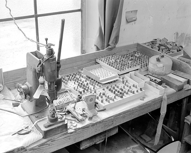 Vue d'ensemble avec le poste de travail. © Région Bourgogne-Franche-Comté, Inventaire du patrimoine