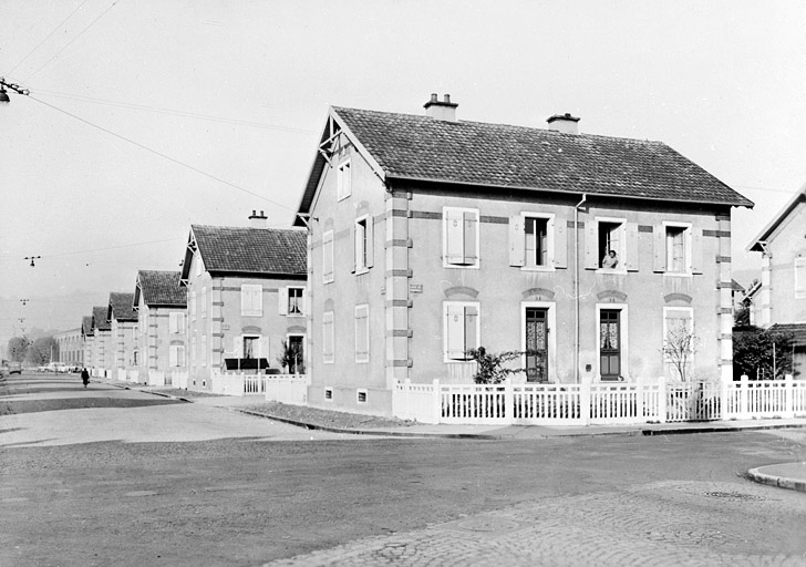 Vue des anciennes cités Alsthom. © Région Bourgogne-Franche-Comté, Inventaire du patrimoine