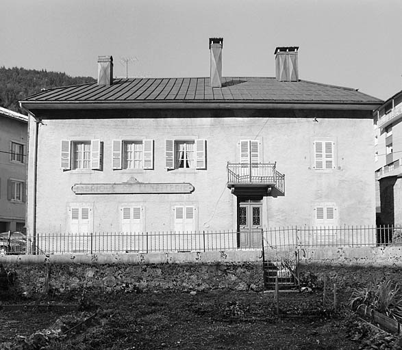 Maison : élévation latérale droite. © Région Bourgogne-Franche-Comté, Inventaire du patrimoine