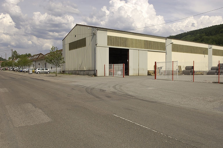 Atelier de fabrication (filature) et extension ouest. © Région Bourgogne-Franche-Comté, Inventaire du patrimoine