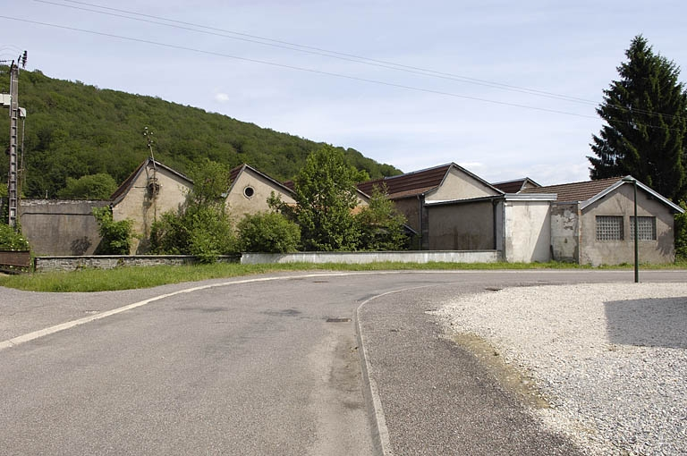 Atelier de fabrication vu depuis l'ouest. © Région Bourgogne-Franche-Comté, Inventaire du patrimoine