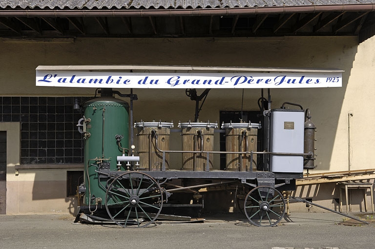 Alambic ambulant. © Région Bourgogne-Franche-Comté, Inventaire du patrimoine