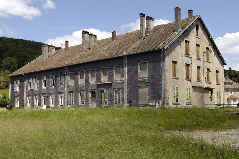 Façade ouest de l'ancien logement patronal, devenu logement ouvrier. © Région Bourgogne-Franche-Comté, Inventaire du patrimoine