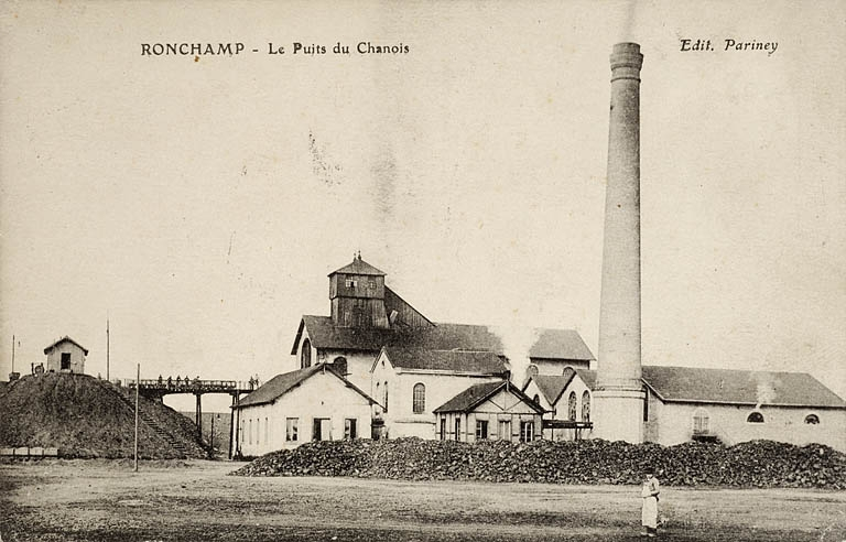 Ronchamp - Le puits du Chanois. © Région Bourgogne-Franche-Comté, Inventaire du patrimoine Ronchamp - Le puits du Chanois. © Région Bourgogne-Franche-Comté, Inventaire du patrimoine