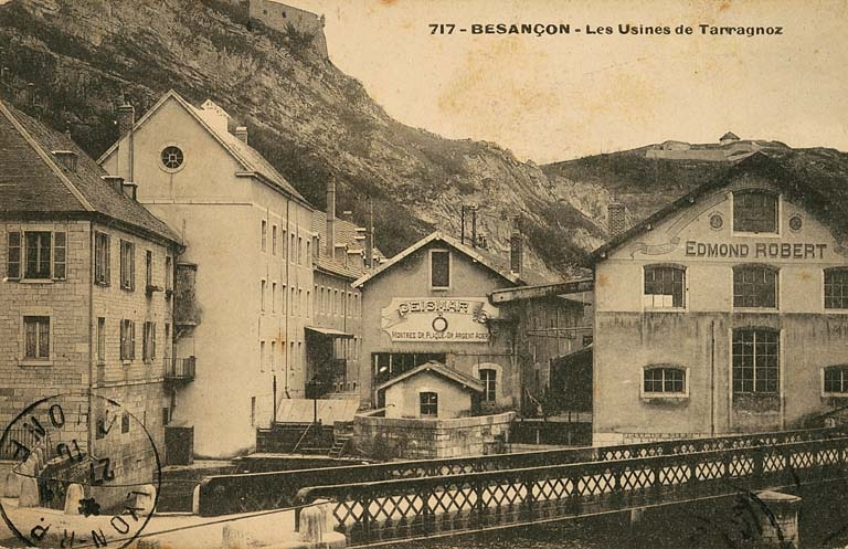 Besançon - Les Usines de Tarragnoz, 1er quart 20e siècle. © Région Bourgogne-Franche-Comté, Inventaire du patrimoine Besançon - Les Usines de Tarragnoz, 1er quart 20e siècle. © Région Bourgogne-Franche-Comté, Inventaire du patrimoine