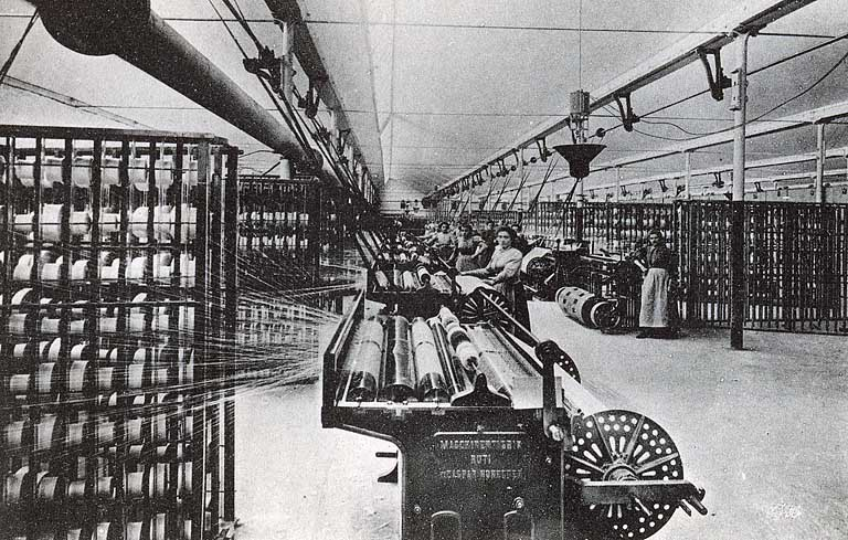 Atelier d'ourdissage. © Région Bourgogne-Franche-Comté, Inventaire du patrimoine