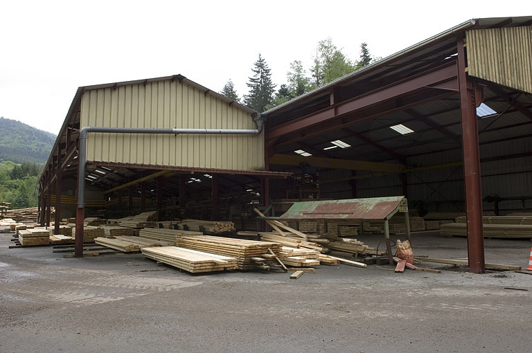 Atelier de fabrication de la nouvelle scierie. © Région Bourgogne-Franche-Comté, Inventaire du patrimoine