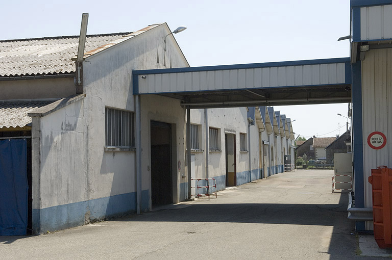 Pignons de l'atelier de fabrication. © Région Bourgogne-Franche-Comté, Inventaire du patrimoine