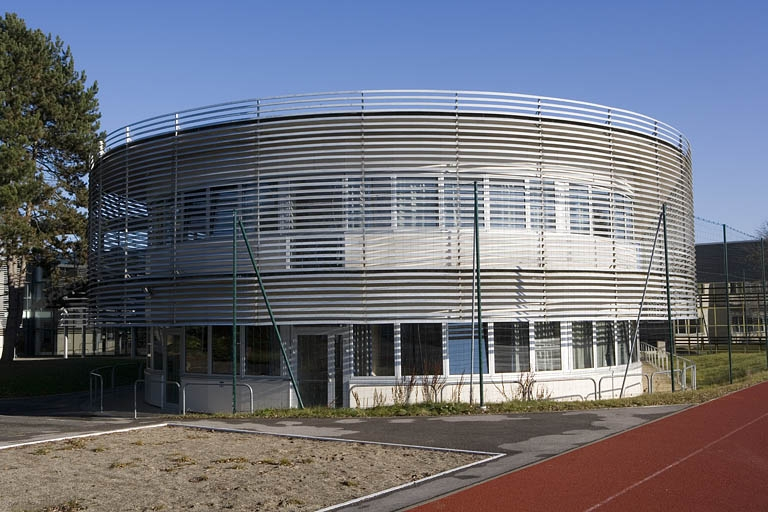 Vue de l'aile droite bâtiment L. Détail. © Région Bourgogne-Franche-Comté, Inventaire du patrimoine