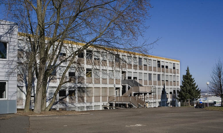 Bâtiment C. Vue de la façade antérieure. © Région Bourgogne-Franche-Comté, Inventaire du patrimoine
