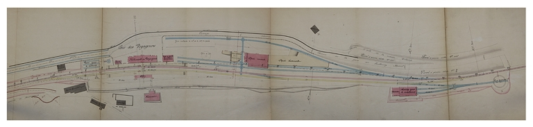 Station de St Claude. Plan, 1886. © Région Bourgogne-Franche-Comté, Inventaire du patrimoine
