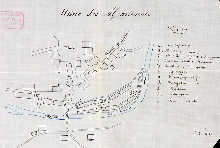 Usine des Martenots. © Région Bourgogne-Franche-Comté, Inventaire du patrimoine