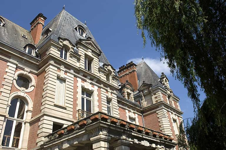 Logement patronal. Détail de la façade antérieure. © Région Bourgogne-Franche-Comté, Inventaire du patrimoine