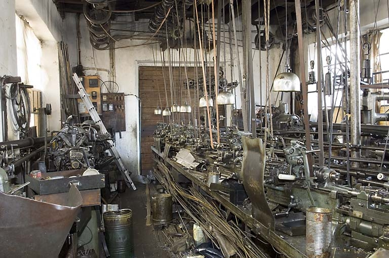 Atelier de fabrication : machines-outils et éléments de transmission. © Région Bourgogne-Franche-Comté, Inventaire du patrimoine