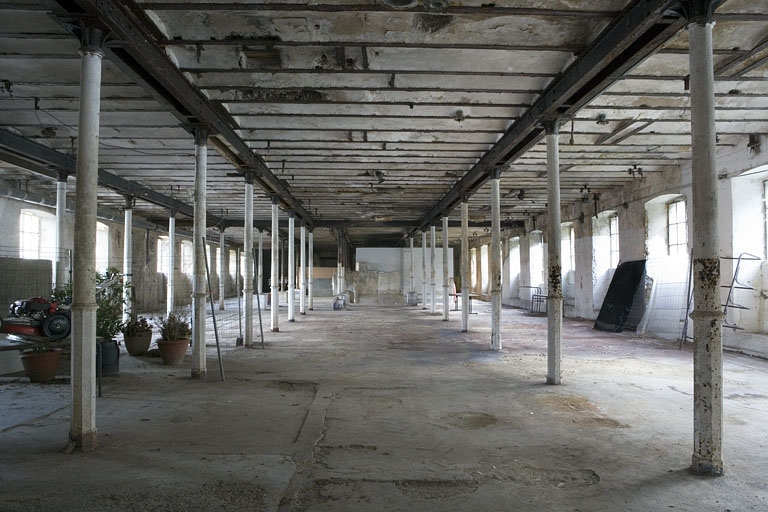 Atelier de préparation de la pâte. Vue du rez-de-chaussée depuis le sud. © Région Bourgogne-Franche-Comté, Inventaire du patrimoine