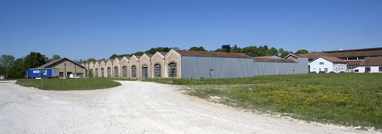 Magasin industriel depuis le sud-est. © Région Bourgogne-Franche-Comté, Inventaire du patrimoine