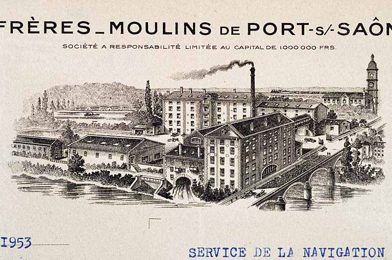 Papier à en-tête. © Région Bourgogne-Franche-Comté, Inventaire du patrimoine