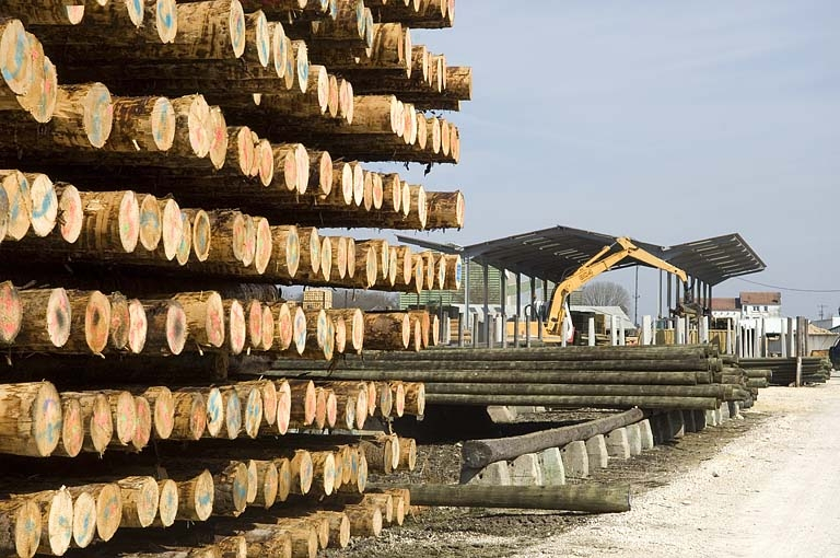 Chantier de bois et magasin industriel. © Région Bourgogne-Franche-Comté, Inventaire du patrimoine