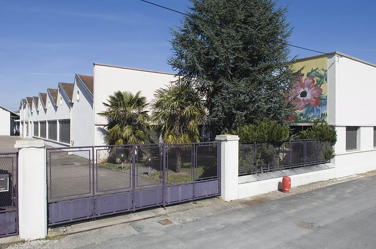 Vue de l'atelier depuis l'ancienne entrée. © Région Bourgogne-Franche-Comté, Inventaire du patrimoine