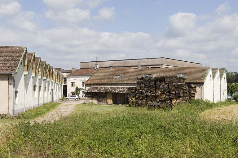 Atelier de fabrication et magasin industriel depuis le sud. © Région Bourgogne-Franche-Comté, Inventaire du patrimoine