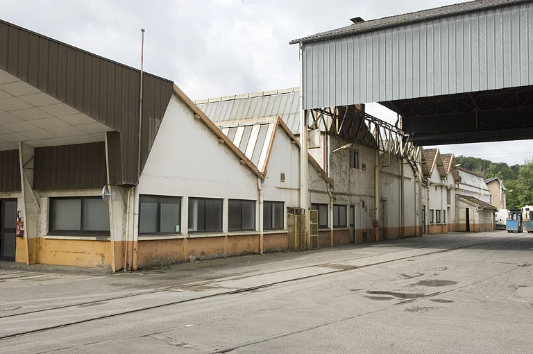 Façades nord des ateliers de fabrication. © Région Bourgogne-Franche-Comté, Inventaire du patrimoine Façades nord des ateliers de fabrication. © Région Bourgogne-Franche-Comté, Inventaire du patrimoine