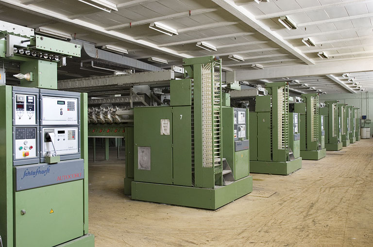 Têtes de lignes des continus à filer Autocoro. © Région Bourgogne-Franche-Comté, Inventaire du patrimoine