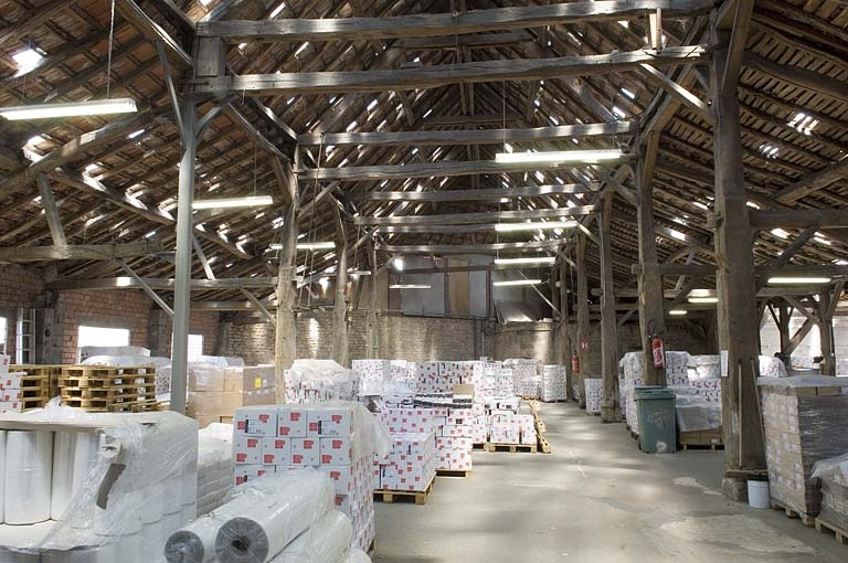 Magasin industriel. Vue intérieure. © Région Bourgogne-Franche-Comté, Inventaire du patrimoine