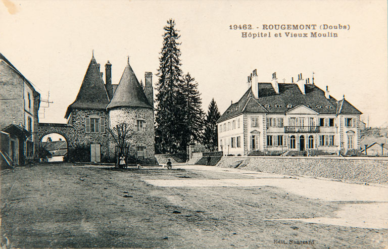 19462- ROUGEMONT (Doubs) Hôpital et Vieux Moulin. © Région Bourgogne-Franche-Comté, Inventaire du patrimoine