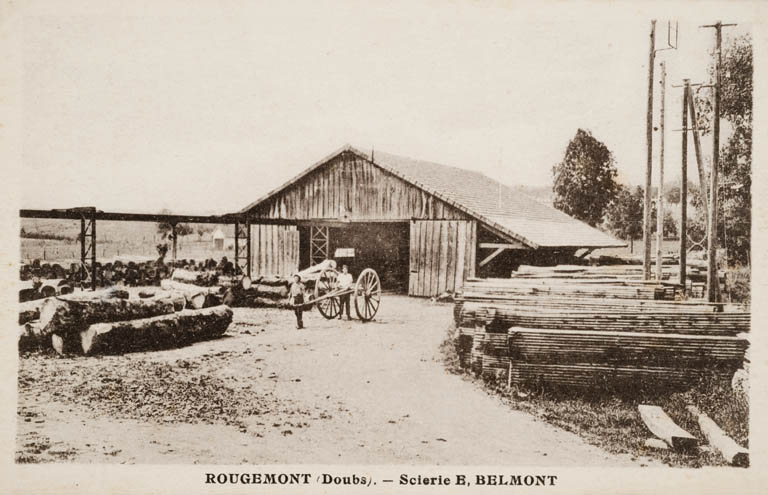 Rougemont (Doubs).-Scierie E. Belmont © Région Bourgogne-Franche-Comté, Inventaire du patrimoine
