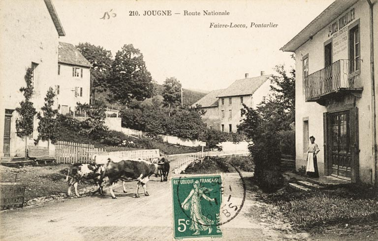 210. JOUGNE-Route Nationale © Région Bourgogne-Franche-Comté, Inventaire du patrimoine