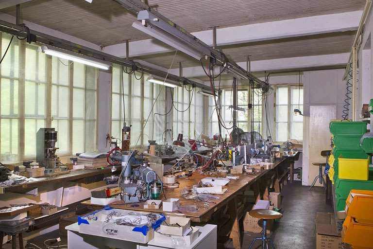 Atelier de fabrication côté rivière. © Région Bourgogne-Franche-Comté, Inventaire du patrimoine