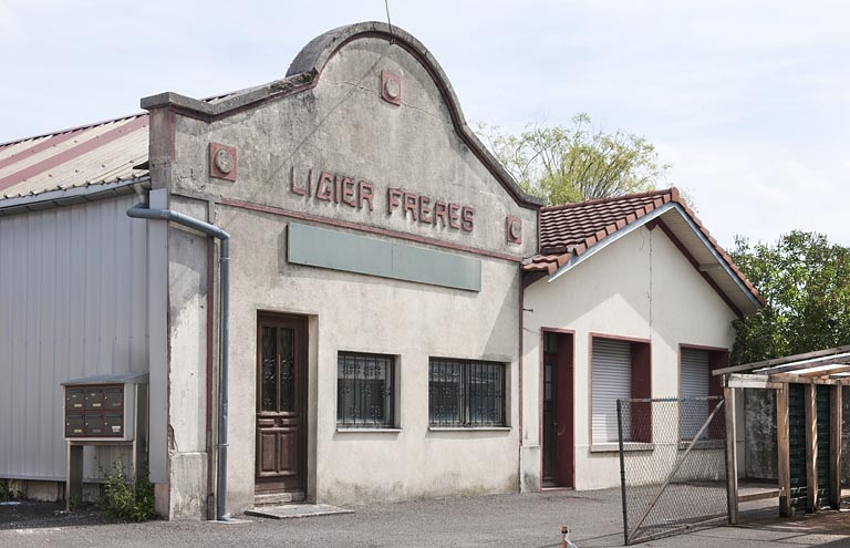 Pignon de l'atelier de fabrication originel. © Région Bourgogne-Franche-Comté, Inventaire du patrimoine