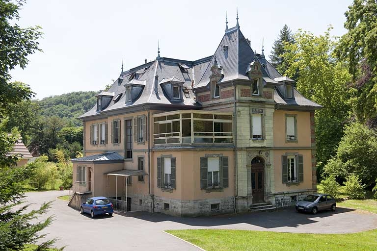 Logement patronal Paul Japy. Vue depuis le nord-est. © Région Bourgogne-Franche-Comté, Inventaire du patrimoine Logement patronal Paul Japy. Vue depuis le nord-est. © Région Bourgogne-Franche-Comté, Inventaire du patrimoine