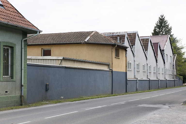 Façade sur rue de l'atelier de fabrication. © Région Bourgogne-Franche-Comté, Inventaire du patrimoine