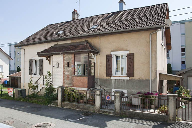 Maison jumelée. © Région Bourgogne-Franche-Comté, Inventaire du patrimoine