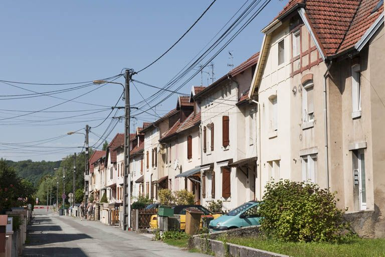 Rue de Somme. Façades sud. © Région Bourgogne-Franche-Comté, Inventaire du patrimoine