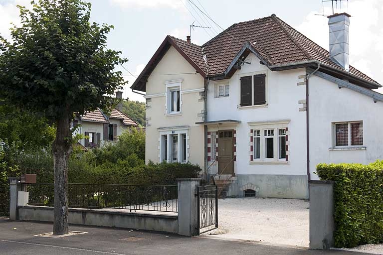 Maison mitoyenne. © Région Bourgogne-Franche-Comté, Inventaire du patrimoine
