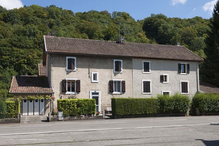 Façade ouest d'une habitation ouvrière. © Région Bourgogne-Franche-Comté, Inventaire du patrimoine