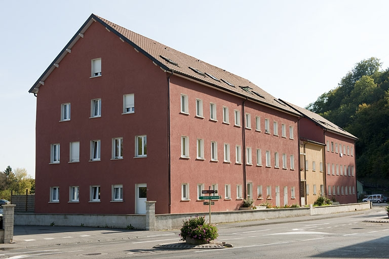 Ateliers de fabrication vus depuis le nord-ouest. © Région Bourgogne-Franche-Comté, Inventaire du patrimoine