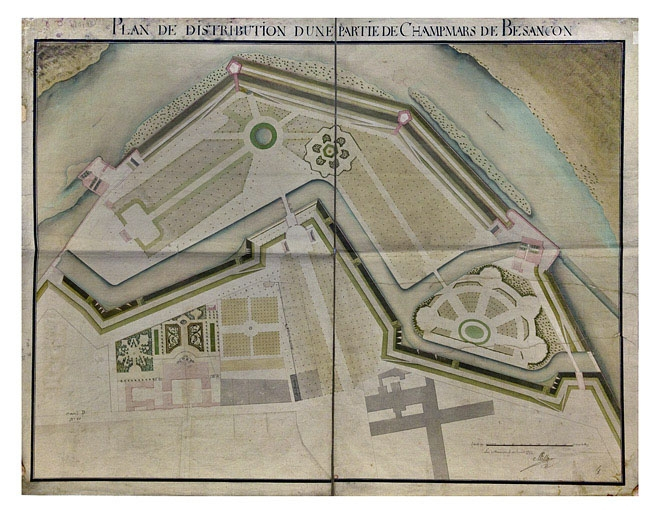 Plan de distribution d'une partie de Chamard. © Région Bourgogne-Franche-Comté, Inventaire du Patrimoine