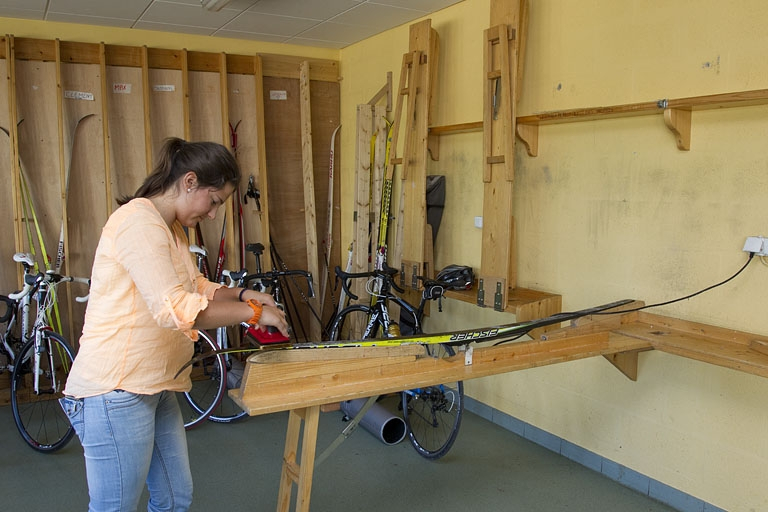 Bâtiment des salles techniques-internat : élève fartant. © Région Bourgogne-Franche-Comté, Inventaire du patrimoine