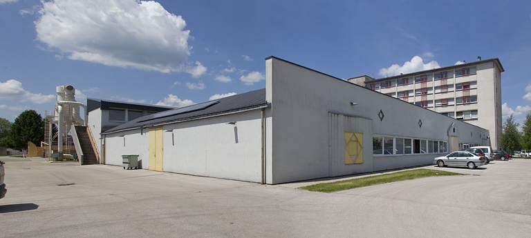 Atelier de maintenance et électrotechnique, depuis le sud-est. © Région Bourgogne-Franche-Comté, Inventaire du patrimoine